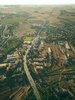 Letecký snímek na Koutníkovu ulici-současný stav