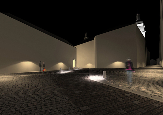 Svatojánské náměstí v noci
